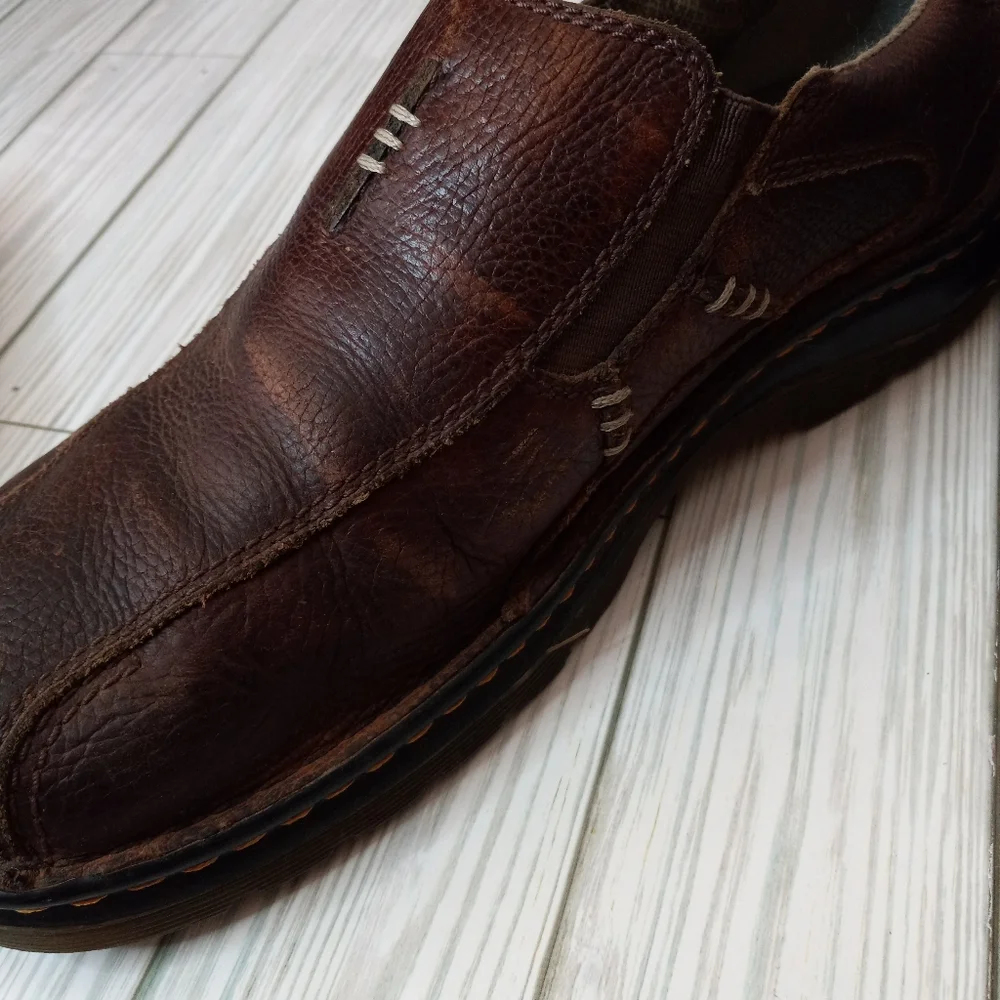 Vintage Dr. Martens Y2K Leather Casual Slip-On Loafer Boots